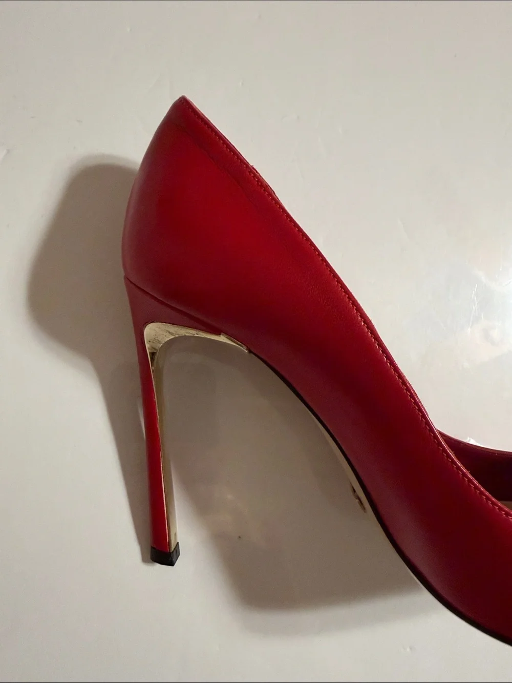 Sebastian Milano Luxury Red Pointed-Toe Stiletto Pumps Size 8 NWOT